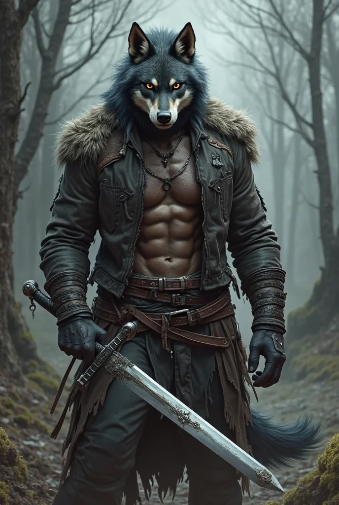 full body person, Jackal