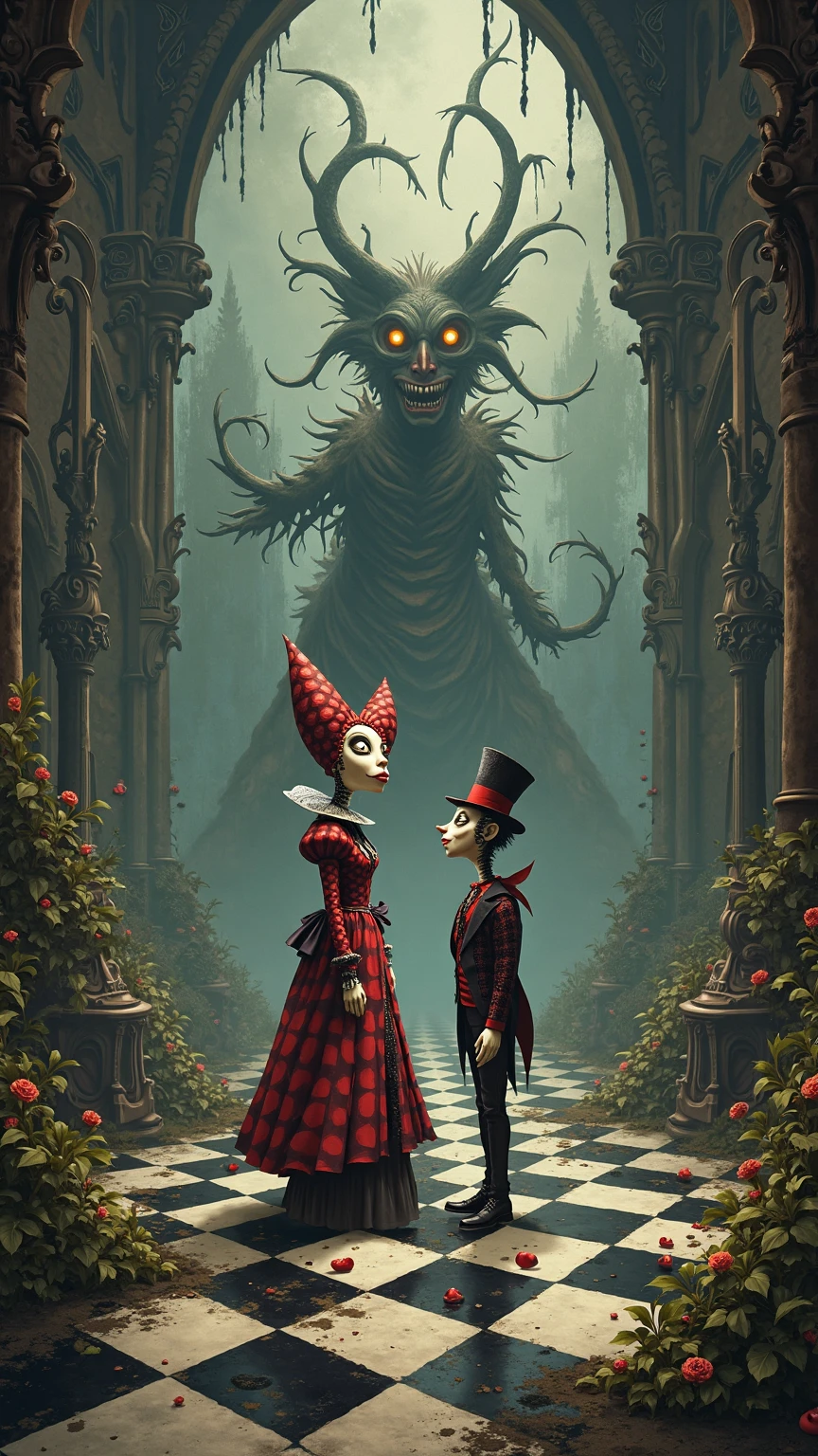 A monstrous alien creature hiding in the shadows,
dark cave, dim light
glowing eyes,
muted color
(Ronald McDonald, monk goth, Brooke Shaden,)
(masterpiece, best quality:1.3),
<lora:add_detail:1> <lora:epiNoiseoffset_v2:1>