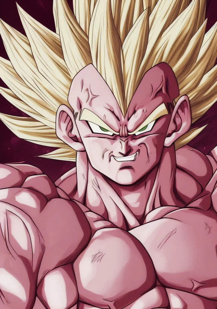 puntaje_9, fuente_animado, puntaje_8_arriba, puntaje_7_arriba, antecedentes detallados, ((wolf)), 1boy, ((super saiyan)), ((pink fur)), ((fluffy tail)), ((red eyes)), ((furry)), perfect eyes, clothing