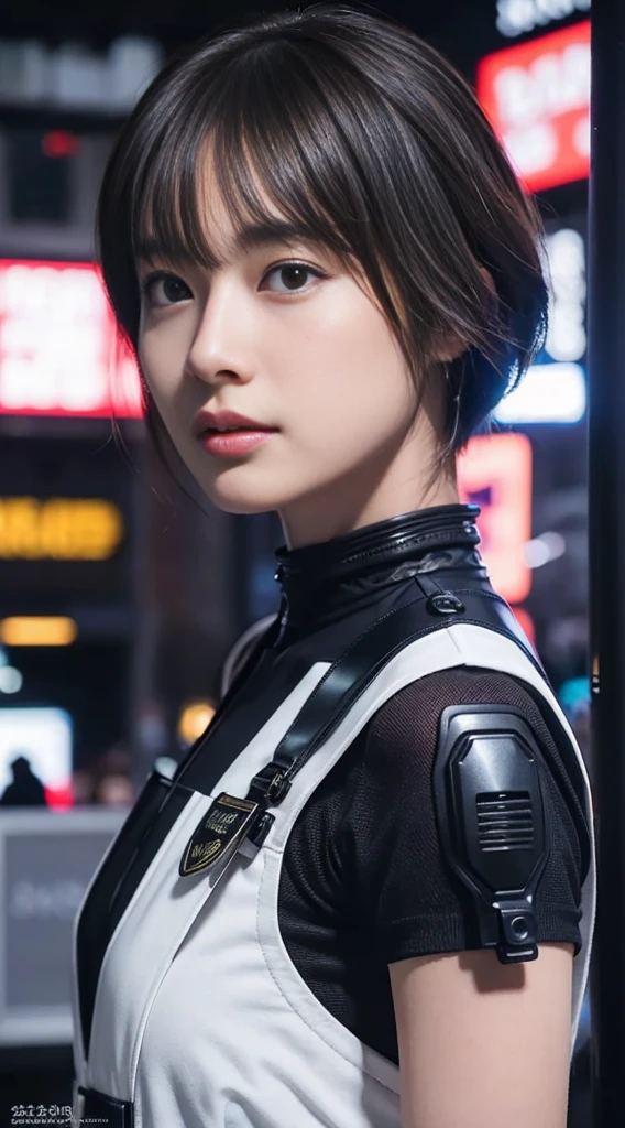 (RAW Photo: 1.2), (Photorealistic: 1.4), (Masterpiece: 1.3), (Best Quality: 1.4), Ultra High Resolution, (Detailed Eyes), (Detailed Facial Features), (Detailed Clothing Features), HDR, 8k Resolution, Solo Focus, Bangs, Skin Tightness, (Shiny Skin), (Slender Girl), Dreamy,
(extreme detailed drawing), confirmation of commentary, request for commentary, landscape, no text,
Virtual Girl Lynn, Small Tits, Bob Hair, Short Hair, Brown Hair, Brown Eyes,
1 Girl, Upper Body,
white diving suit,
Happiness, smile,
