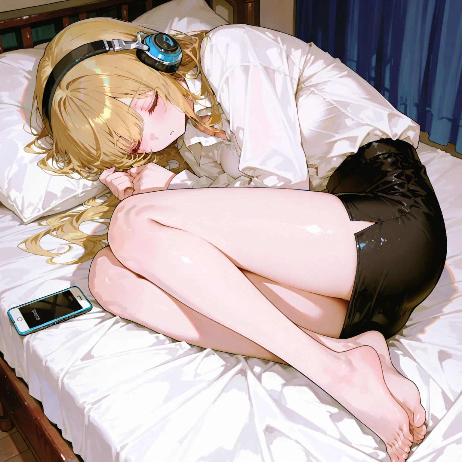 Super high quality by the art god, super detailed, High resolution, Dacro style, anime moe art style, best anime 8K konachan wallpaper, pixiv contest winner, perfect anatomy, break, surreal high school girl, (alone,lolita,The kids,13 years old:1.3),All limbs, full finger,, androgynous charm, (very, very short hair), boyish hair, messy hair, flat chest, small ass, between legs, sleep, (sweating:1.3), Bedroom, wearing school uniform, Lying, wet hair, (vibrator, vagina,masturbation:1.5),(彼女のbetween legsから愛液が滴り落ちている:1.2), forced sexual sensation, blush, heavy breathing, (steam breath:1.2), spread your legs,expand the uterus,ecstasy, ((A girl trembling at sexual climax:1.4)),Expressing trembling movements with lines,,(orgasm:1.3),(Show off your erect nipples:1.3),bottomless,Afterglow,Tears form at the corner of my eyes,clitoris, vagina,From above, break,super dense skin, shiny skin,Best lighting by famous artists, 8K, figure,