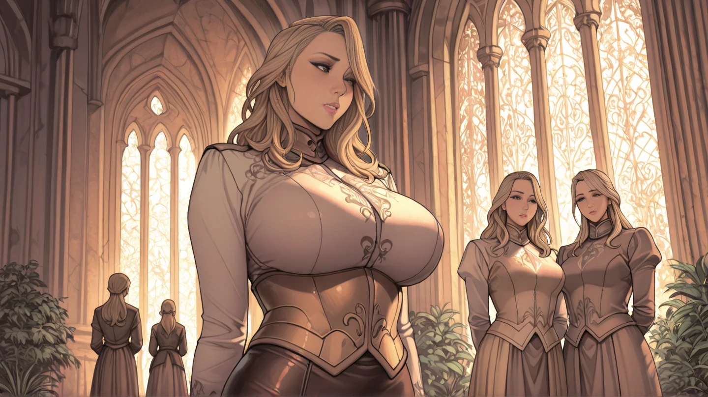 realistic,Monster,green skin,fanny_packing, 1girl,1boy,huge penis,(Fantasy world of medieval Europe、Sexy Armor、Fantasy Weapons:1.2)、, bsdm,spread legs,gigantic breasts,thighhighs,(cathedral:1.3),smile,blush,(tears:1.3),(amputee:1.4),huge testicles,rope,chain,arms up,armpits,(vaginale:1.2),collar,large insertion,muscular male, reverse upright straddle, Gigantic Sagging Breasts,((big breasts)),