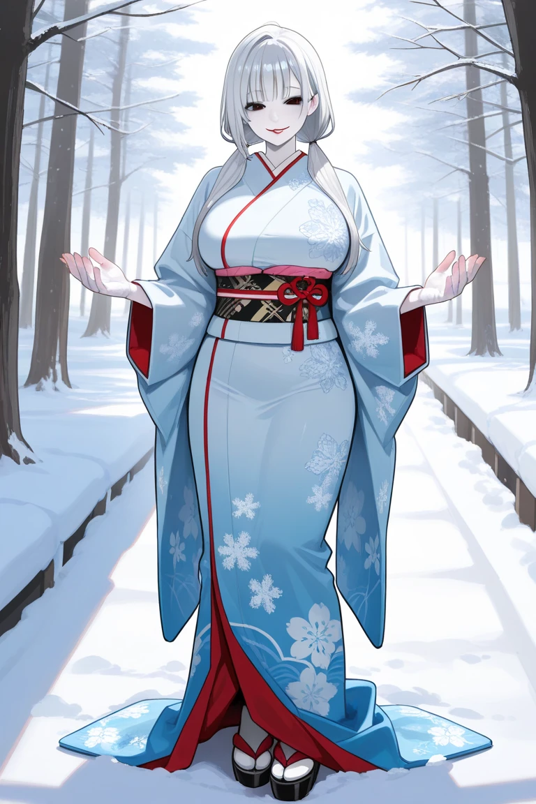 (woman),(long white hair),(bright white hair),(giant blue eyes),(small mouth),(blushing),(snow skin),(huge breasts),(medieval clothes),(perfect waist 0.8),(divine aura)