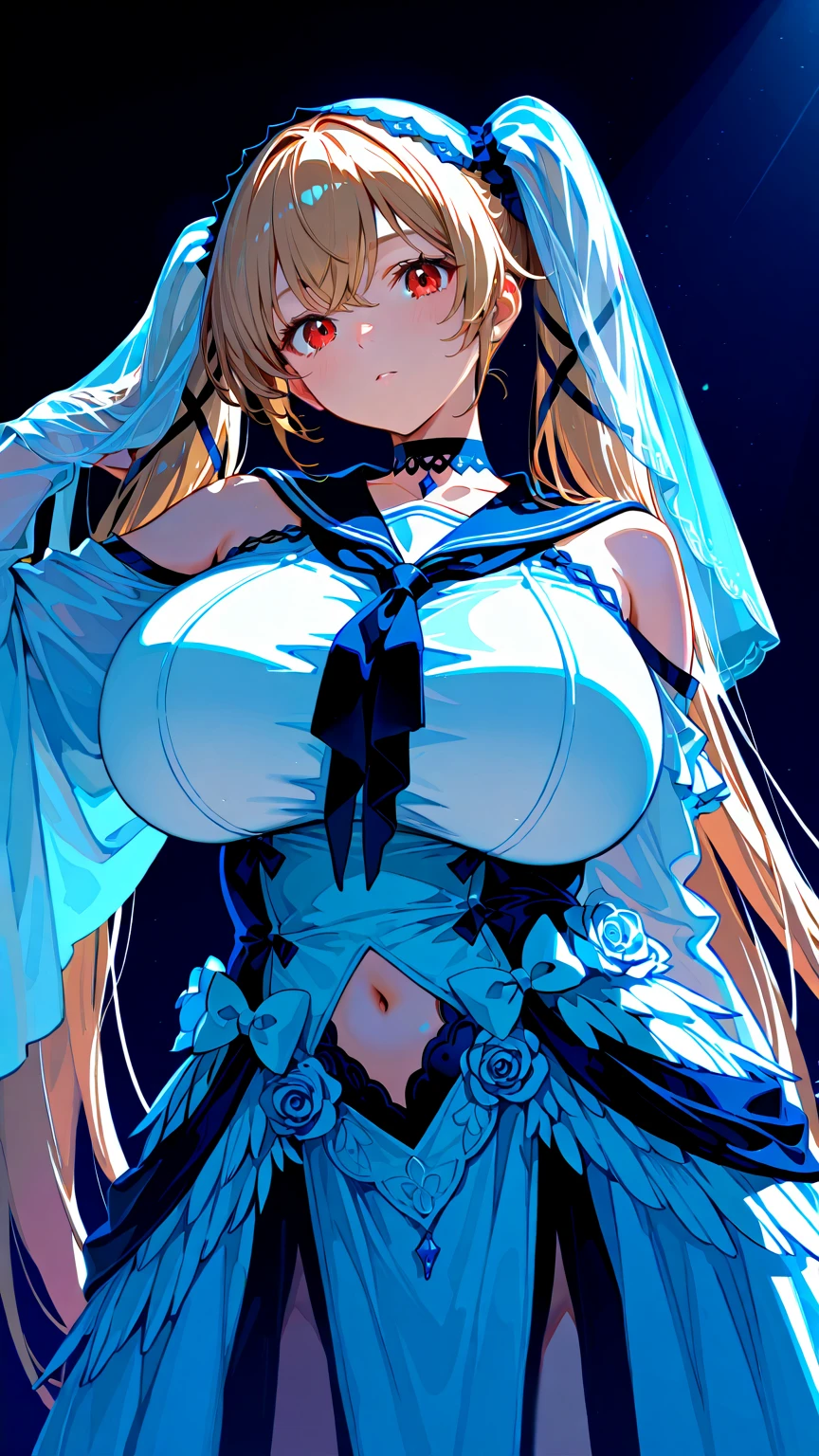 best quality high resolution French blonde married woman in her late 20s bride black and white cow print wedding bikini Idol-class cute face beautiful lips Harem No bra Enchanting huge plump naughty look sea wedding style A woman who loves H intense activity at night breast milk