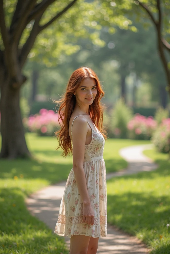tv_Rosie_Day_A, model pose, angry expression, ((wearing a flowered summer dress)),full body shot, Dawn, in a hotel lobby, (((relaxed))), "epic-Ultra-HD-details", "epic-Ultra-HD-highlights", PA7_Human-Likeness