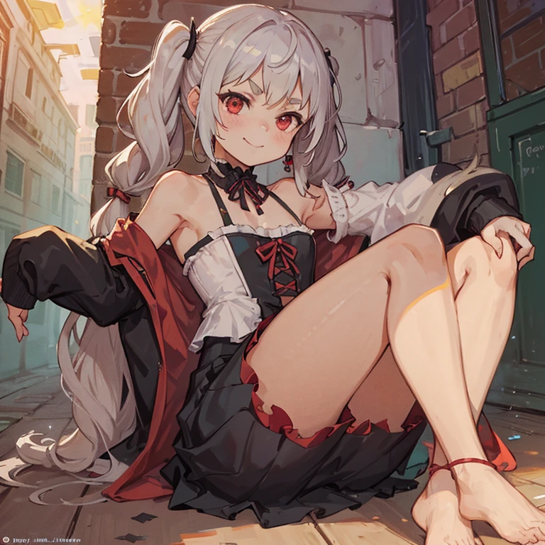 ((masterpiece,best quality)), highres, 1girl, qingque, foot focus, (feet), no shoes, wet, stepped on, closed mouth, blush, looking at viewer,