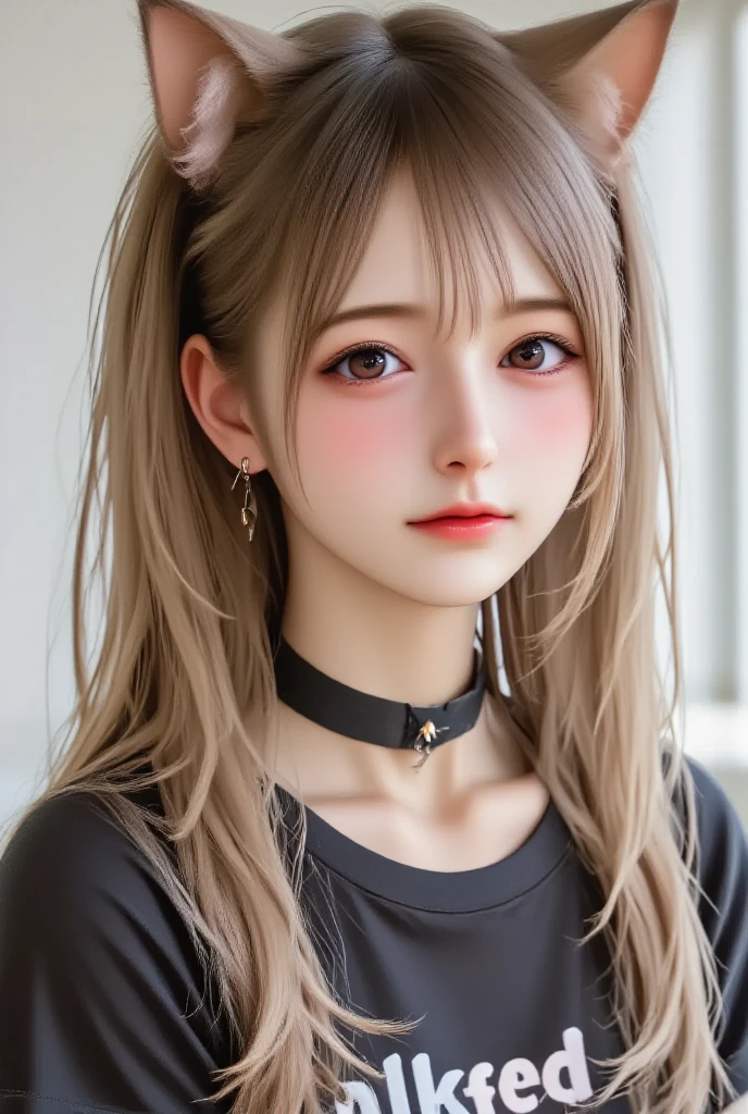 High-quality images, Tabletop, Detailed hair texture, Detailed skin texture,  8k, Adding Fabric Details, Highly Detailed skin texture, Ultra HD Photos, Skin pores, Portrait of a Girl, 　((petite、Slime-ified、Flat Body、)) 、(Pitch black background)、Cool face、Cute face of high school student、Upper body、((Black-haired))　、　Gold Accessories、Gold earrings、gold choker、Gold Arm Ring、Gold hair band、(Tangled:1.2)　、　Golden armor that emits golden light