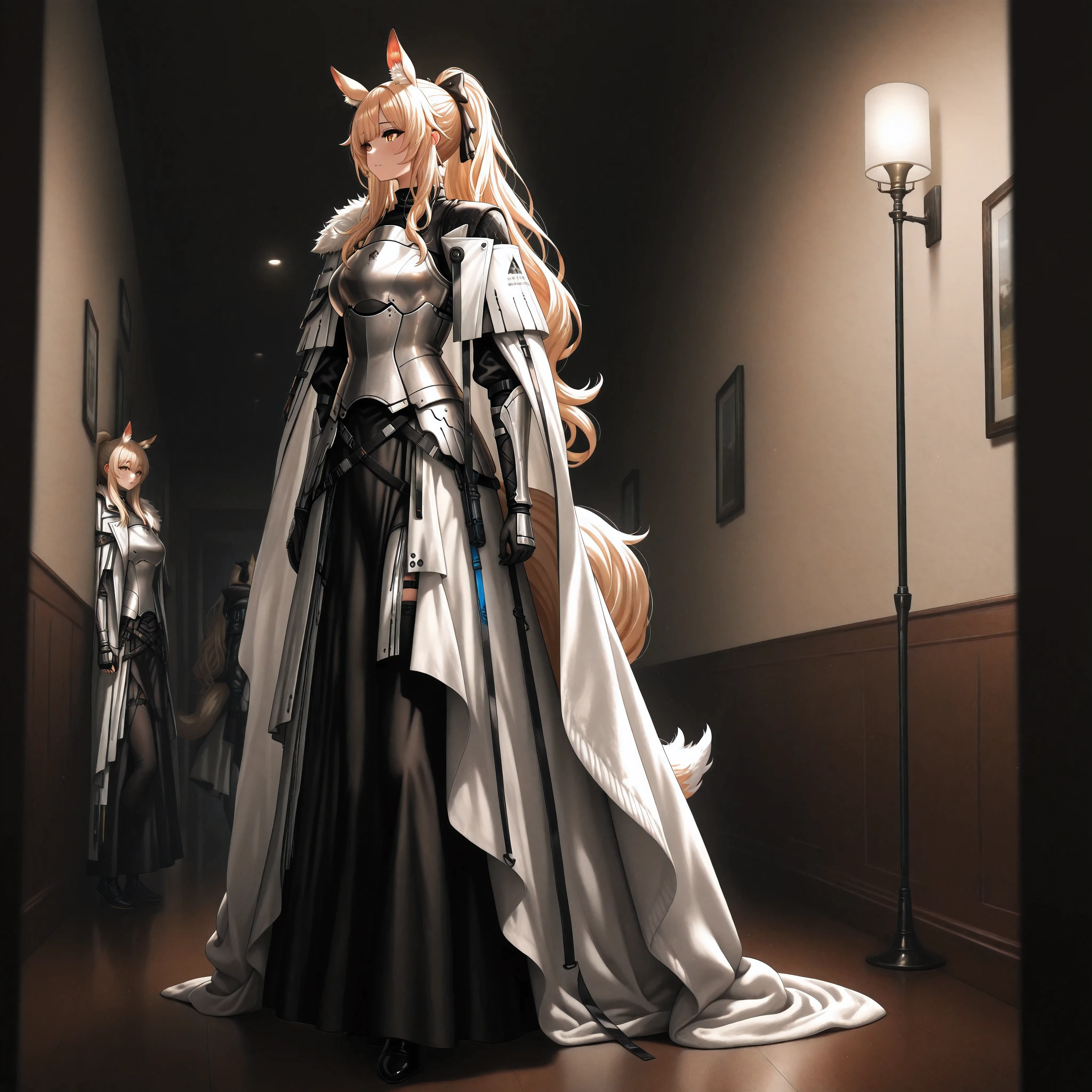 (NSFW:1.1), A Realistic image, extremely sharp focus, crisp details, high resolution, low light, fashion photography, 4K, 8K. (correct anatomy and detailed hand). A wide angle shot, side view, low angle, a detailed, high quality rendering of 3girls, blemishine_\(arknights\), Nearl_Arknights, and WhislashAK. A cozy bedroom, the only light comes from soft dim cinematic light of a floor lamp. The light gently washes over the surrounding furniture and casts long, subtle shadows on the walls, cold color pallete. the background has highest detail, detailed background and depth of field.