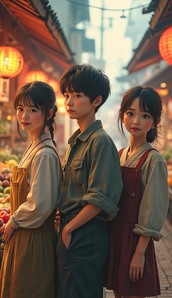 masterpiece,(masterpiece, top quality, best quality, flower, shirt, skirt, black hair, multiple boys, 1girl, white shirt, holding, red skirt, sunflower, collared shirt, school uniform, short hair, short sleeves, bouquet, standing, looking at viewer, 3boys, holding flower, head wreath, holding bouquet, blood, closed mouth, horror (theme)