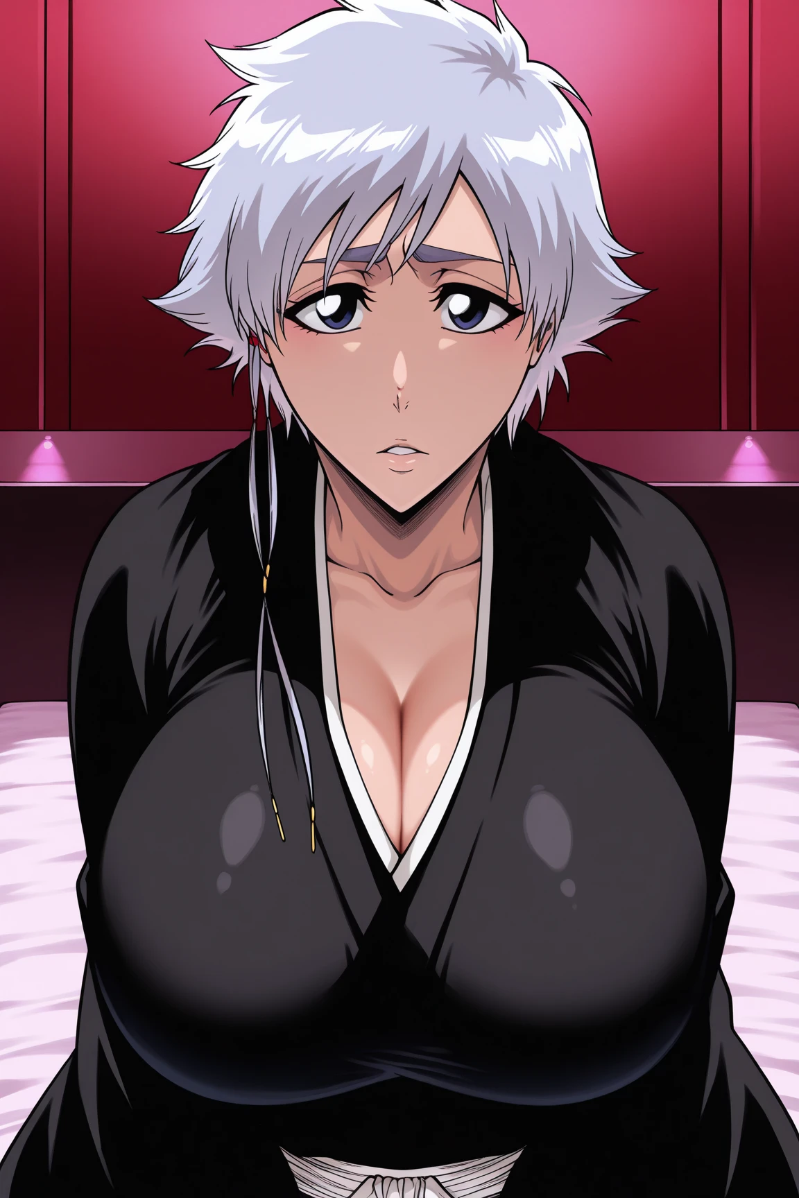 killua ahegao navel big breast and big and long nipple and have big and long dick