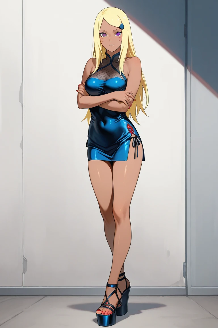 Sexy blonde pale with long hair girl. .  (perfect quality ).. (oily skin) .   . Thick collar.bodycon dress . . . . Handcuffed bdsm.. .  . high heels.  . Ring gagged .   . 