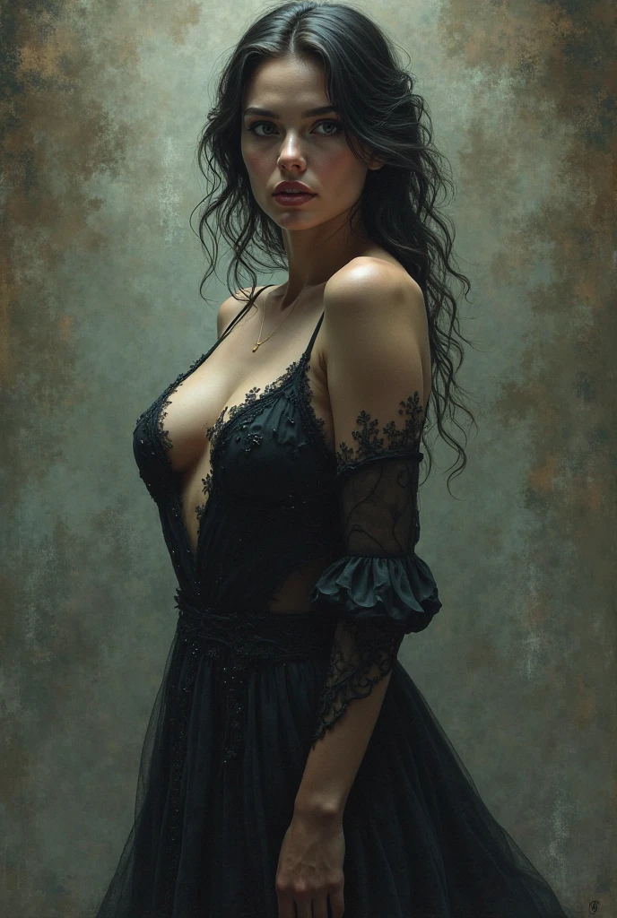 portrait of femme_fatale, long_hair, realism, (best quality,4k,8k,highres,masterpiece:1.2),ultra-detailed,(realistic,photorealistic,photo-realistic:1.37),HDR,UHD,studio lighting,ultra-fine painting,sharp focus,physically-based rendering,extreme detail description,professional,vivid colors,bokeh,dramatic lighting,chiaroscuro,dramatic shadows,cinematic composition,elegant,alluring,seductive,mysterious,captivating gaze,sensual,sophisticated,refined,glamorous,breathtaking