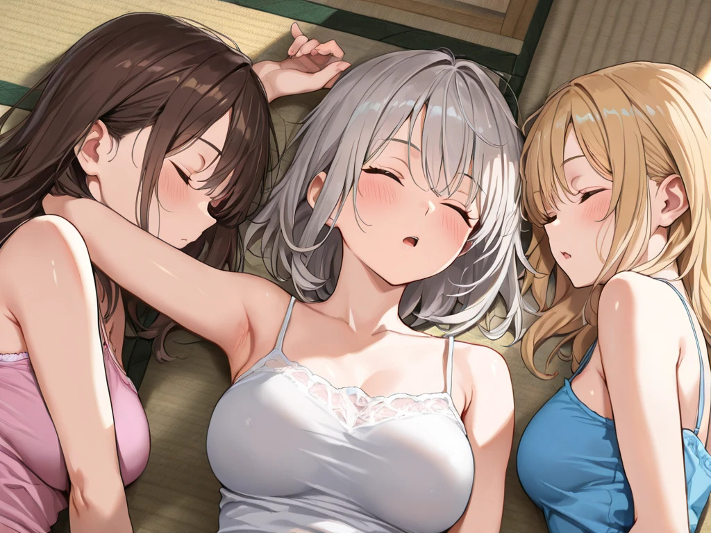 Stargazing,Ahegao,Continuous Orgasm,Lie down on a king-size bed3Different types of married women and elementary and middle school girls,A married woman seduces with flashy underwear,A man with a big erect penis,Body fluid coating,After sex,中出しAfter sex