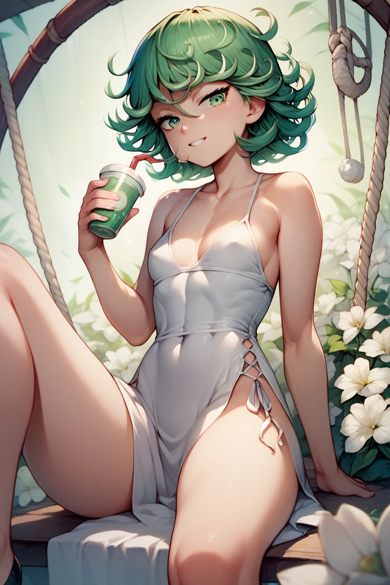 melhor qualidade, obra-prima, alta resolução, 1boy,seios pequenos, quadris extremamente largos, coxas extremamente grossa, bunda enorme, wearing a gradient green swimsuit, enfeite de cabelo, colar, joias, rosto bonito, sobre o corpo, efeito tyndall, foto realista, studio dark, rim lighting, dual-tone lighting, (pele detalhada alta: 1.2), 8k uhd, dslr , soft-lighting, alta qualidade, volumeric lighting, sincero, Fotografia, alta resolução, 4k, 8k, Bokeh, middlebreasts, dedos abertos, (cor do cabelo: verde musgo:1),nsfw