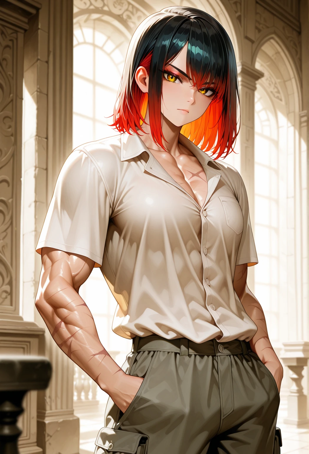 Hot. Bondage. Mehr anime. Mehr 2D. Clean. More anime. 2d. Glow. Red hair. More anime. male. Long hair. long red hair. boy, vikings. red hair. blue eyes. 火.