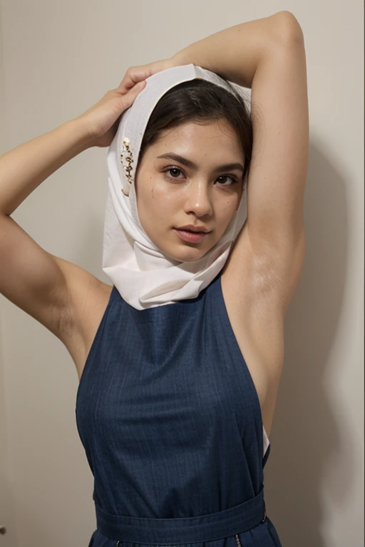 Hairy armpit , female , hijab