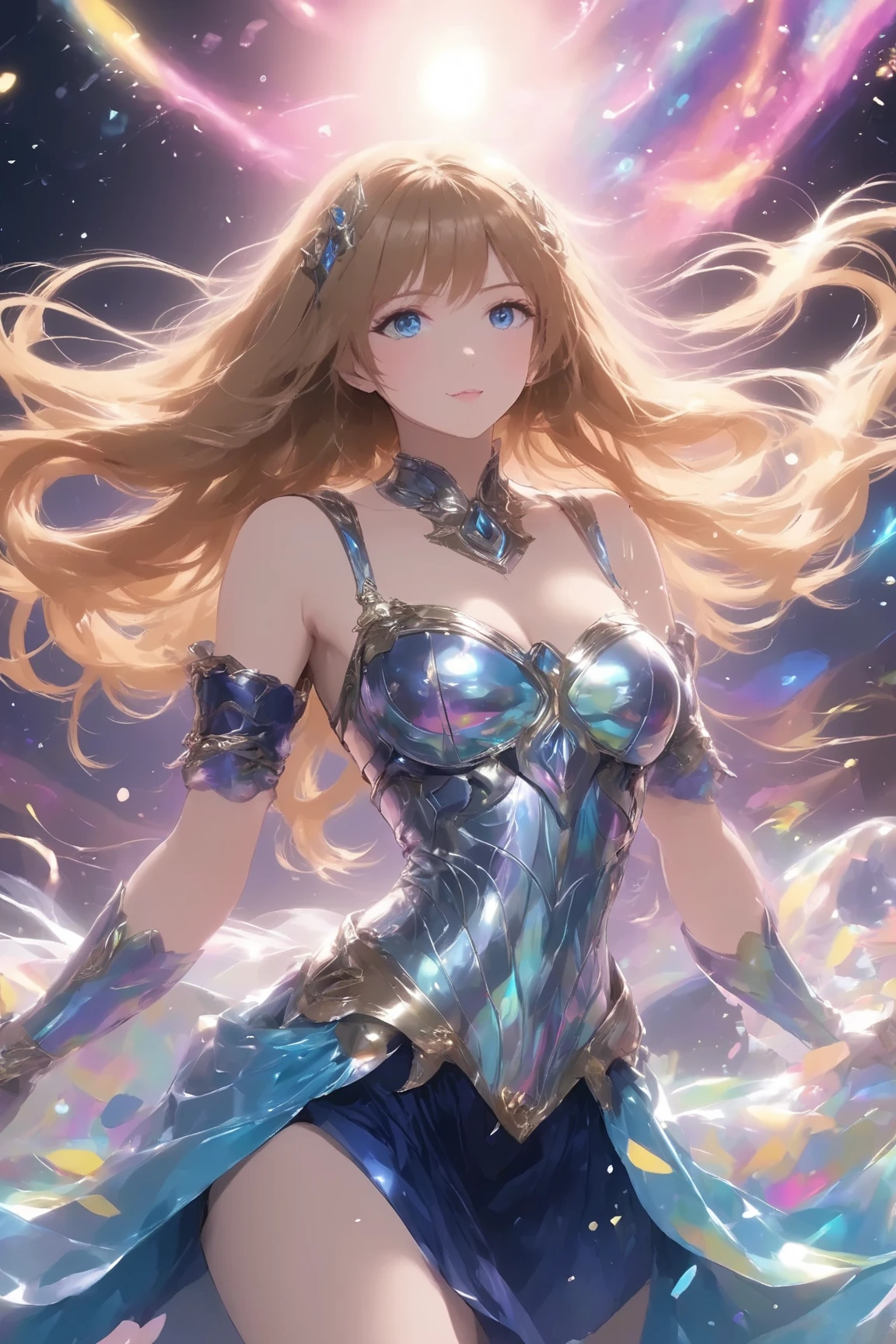 1girl, phcrystal, <lora:crystal_v1:0.6>, 1girl, , crystal, gem,