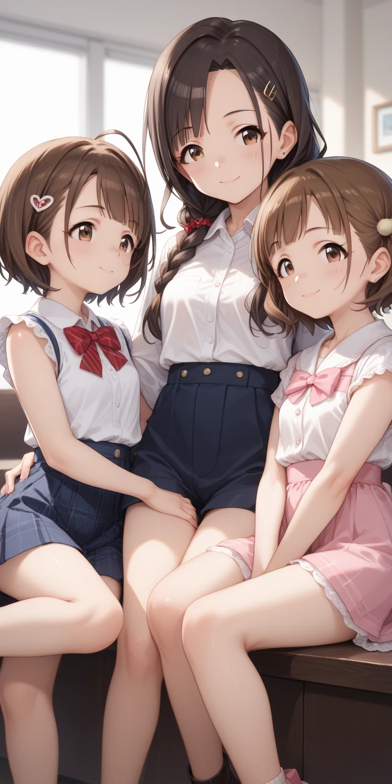 ((日本人のgirl1人、aldult)), ( small)), Black Hair、Brown Hair、masterpiece, 最high quality, high quality, Highly detailed 8K wallpapers,In the mountains、Pink Hair、Tropics、Extreme heat、Heavy breathing、breathe、Sweat、Head ornament、Long Hair、Moist eyes、cute girls、Cute Female、Bold Pose、(Open your mouth、Small double tooth、Embarrassed face)、Hip Swing、Waiting for ice cream、No fixes、Rippled Skin、(girl、Moe sleeves、Cute casual clothes、ribbon、Squid Belly、Wearing pink)、(No underwear)、Beautiful flat breasts、(激しいSweat)、(Saliva volume:1.4)、(Elementary school girl、Cute belly、Before menarche、Abdominal distention、Cute Pants)、(stroking the stomach:2)、(A comfortable face、Beautiful Face)、(serving)、(Trembling in the lower back:2)、Life-size、In front of the camera、Walk with your feet together