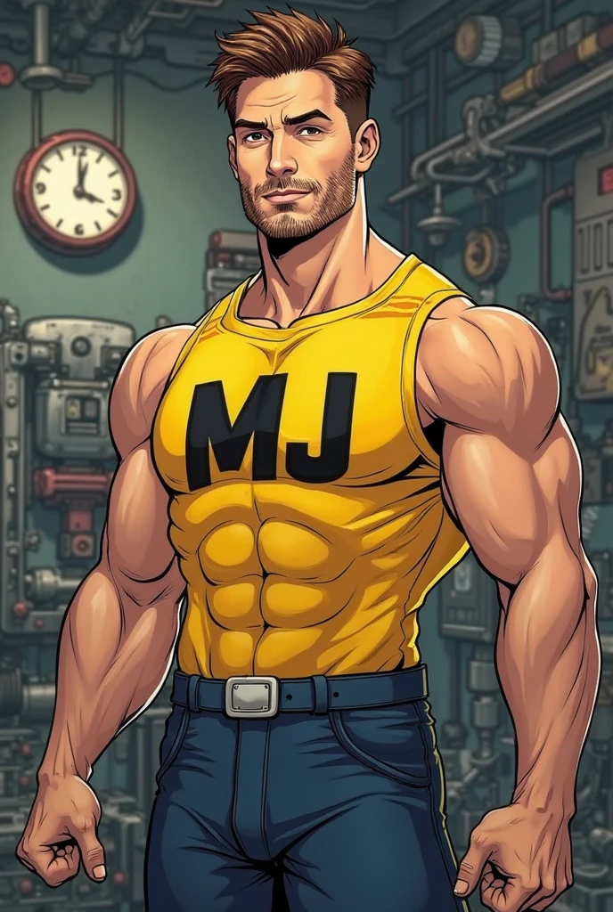 Danny Phantom and Dash Baxter, football field, ghost, hypnosis, jock, conversion, locker room hallway, hyper muscles, jockstrap, bro, meathead, hypnotized, brainwashed, brainwashing, big dumb jock, football. Glowing blue eyes. Hyper ?????? bulge. Massive bulging ??????. Big balls. Big biceps. Big triceps. Big traps. Broad shoulders. Big meaty pecs. Big thighs. Thick glutes. Hyper muscles. crew cut. Football team assimilation. Well endowed. Clothes turning into Casper High School football uniform. Football shoulder pads. Chest plate. Football jersey. Football pants. Danny Fenton looks shocked and gradually transitions to a dull vapid expression instead as his eyes glow. Fellow football players lay gloved hands on his shoulder pads. "Gah! What happened to me? I look like a—! Like a ... BIG ... DUMB ... JOCK...." Open mouth. Blank stare. Touching a swollen ??????. digital painting. Very detailed. Vapid stare. Dumber and dumber. Brain drain. Dash Baxter smirks and says, "That's because that is what you are now, Fenton. You're gonna be just like us. And you're gonna love every minute of it." Danny replies, "Love ... being ... a jock.... Big ... dumb ... studly ... football jock.... Must protect the Quarterback.... Fucking dumb jock.... Must ... protect ... Dash...." Dash Baxter smirks. "That's right, Fenton. The lineman protects the quarterback. You're MY lineman now. So fall in, Fenton, like a good fucking dumb jock." Danny replies, "Yes, Dash. Your lineman ... falling in.... Your jock .... Must grow..... Must obey.... I ... must grow.... I ... must obey...."