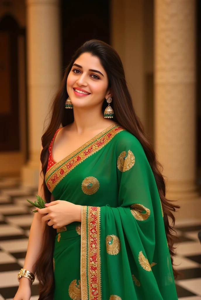 A girl who is very beautiful and is wearing transparent clothes, her are very big, she looks very sexy.The vision behind it is that of Nandi Without saree in bus bra sexy style