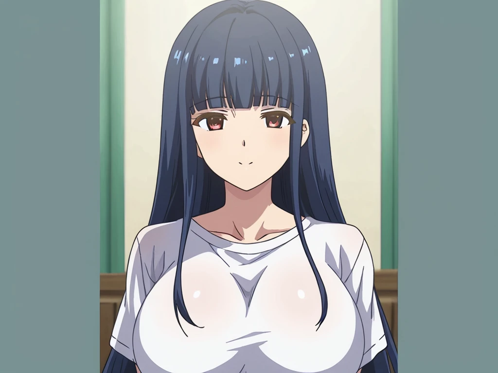 nonsensei,shirt,jeans,Big Breasts,Blue swimsuit