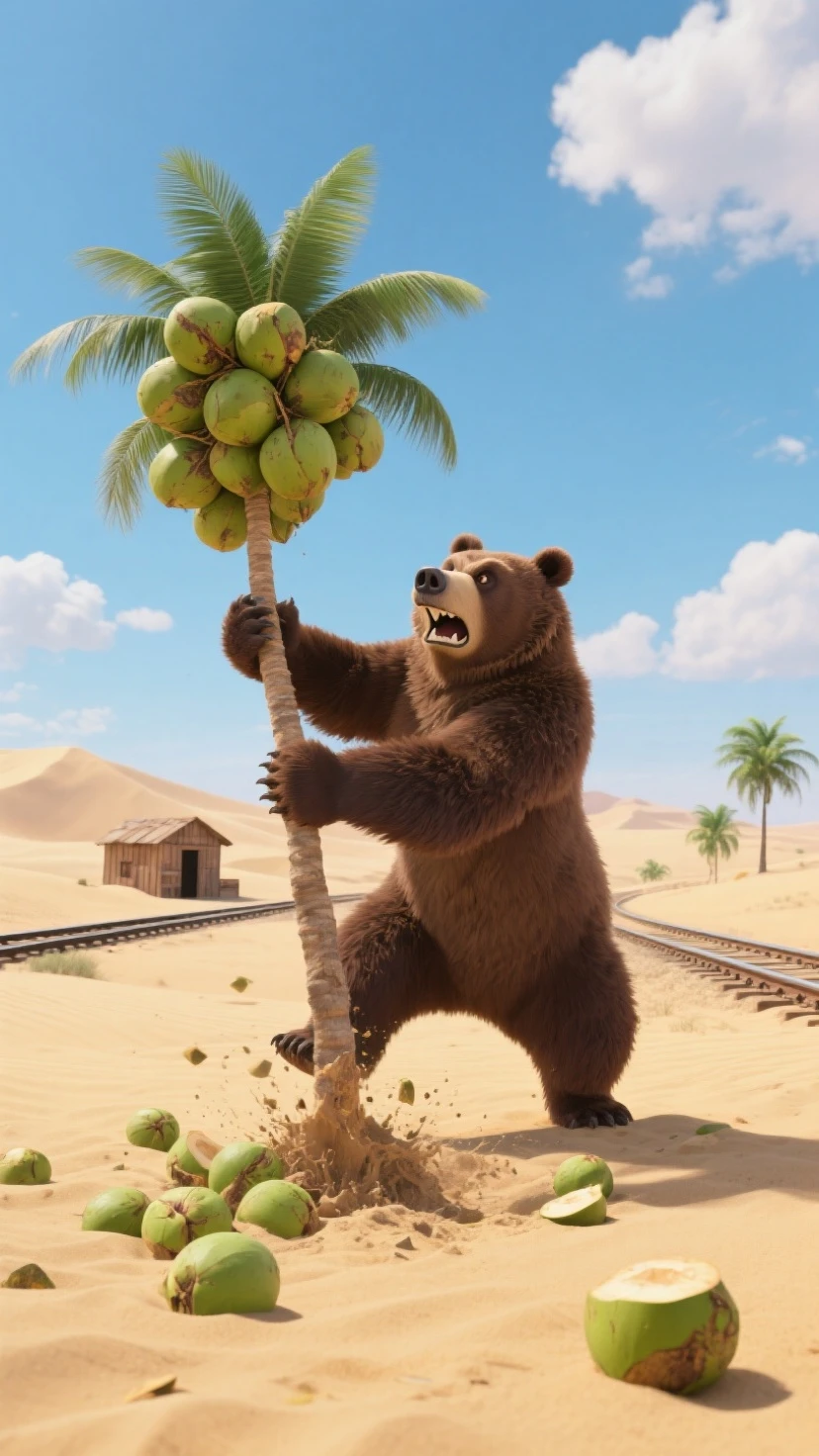 disney style, talespin, rebecca cunningham, bear, brown fur, brown hair, long hair, two-tone fur masterpiece, best quality, solo, standing, (gigantic breasts:1.2), even breasts, (puffy nipples:0.6), dark nipples, huge nipples, 1girl, topheavy, beach, front view, nude, breasts touching floor, immobile, (gigantic ass:1.2), bottomheavy, vagina, tail, (bear tail:1.2), <lora:hyperfusion_279k_64dim-LoCon-v6:1> <lora:rebecca-v1-128-novelai:1>
