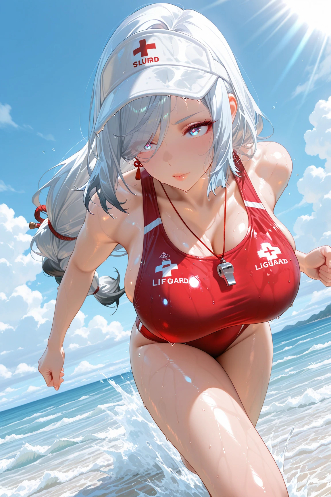Masterpiece, Best quality, high resolution, Beautiful girl 1,Solo, Big, pool, Wet body, Hegosleg School 10,000 swimsuit, Lying on your back, Fold your hands back, rough breath, Sexual expression, Pubic hair, Areola, Blush, Cover your face with your hands, The upper body is only up, , Spread your legs, Crotch up, Showing the belly, Shy, sister, Dramatic Writing, Pregnant women with, sleeping with spread legs, Visible nipple, Sweaty body, areola is protruding,Large breasts