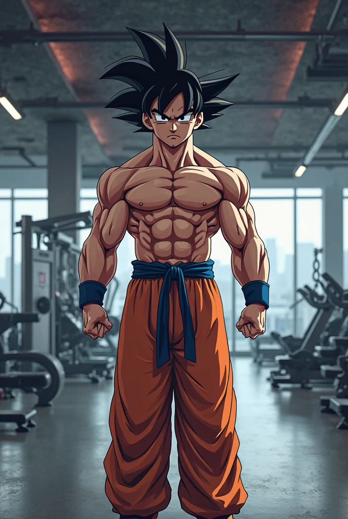 Goku deadlifting 