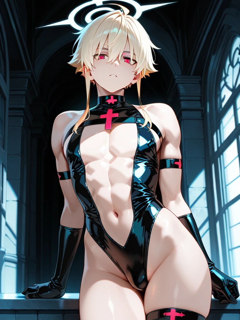 1girl, 18 year old female, Mysterious Heroine X Alter, Fate Grand/Order, anime style, ultra realistic, high detail, sexy pose, sexy, beautiful, exposed skin, slender, skinny, exposed breast, large breast, nipples, exposed nipples, nude, nudity, absurdres, high res, ultrasharp, 8K, UHD, retina, masterpiece, accurate, anatomically correct, perfect anatomy, textured skin, super detail, high details, high quality, award winning, best quality, high res, looking at viewer, detailed eyes, four fingers and one thumb per hand, perfect hands, perfect finger, two arms only, no clothes, revealing, platinum blonde hair, yellow eyes