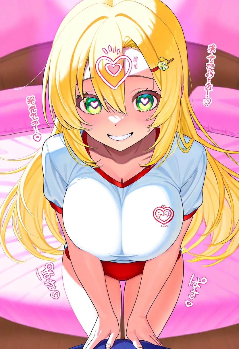 Ingrid(魔界騎士Ingrid)、Brown Skin、Pink Hair、Long Hair、Super huge breasts、Nipple piercing、Nurse uniform、Cleavage、ee-through、Pussy、clitoris、pubic hair、濡れたPussy、Underwear is visible、smile、Hospital room、Masturbation、Squirting、Sex