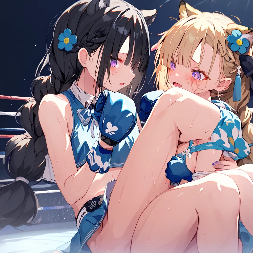 1man and 1woman having sex,mature woman,standing doggystyle,rolling up eyes,flying heart-shapes,shaking effect,black hair,open mouth,saliva,shouting bubbles,plump body,gigantic buttocks,buttocks grab,cheerleading costume,happy orgasm,at elegant bedroom,leaning on bed