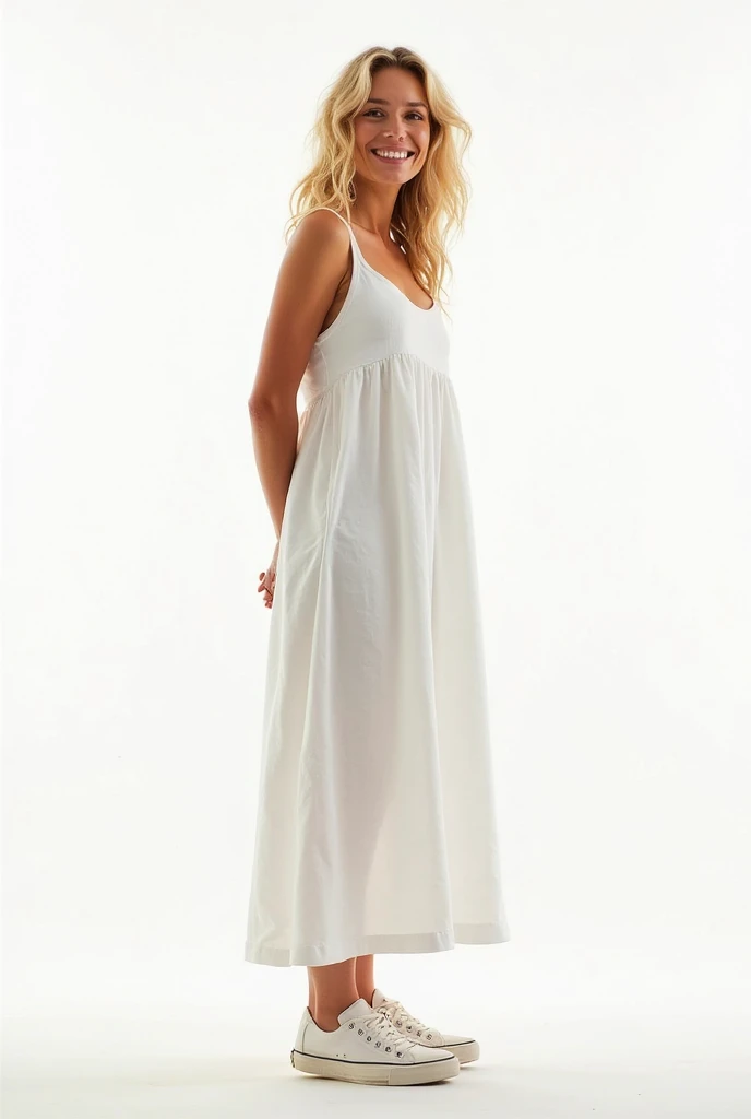 une femme blonde de 23 ans, ((gros seins)), ((hyperréalisme)),. cheveux blonds avec des racines châtain clair. cheveux blond, Cheveux aux racines brunes, cheveux très longs, cheveux très longs, cheveux très longs, magnifique, vue de face, robe blanche courte, Coupe-bas, haute qualité, clivage, gros non montré, Doux, en robe courte, maldives, vacances