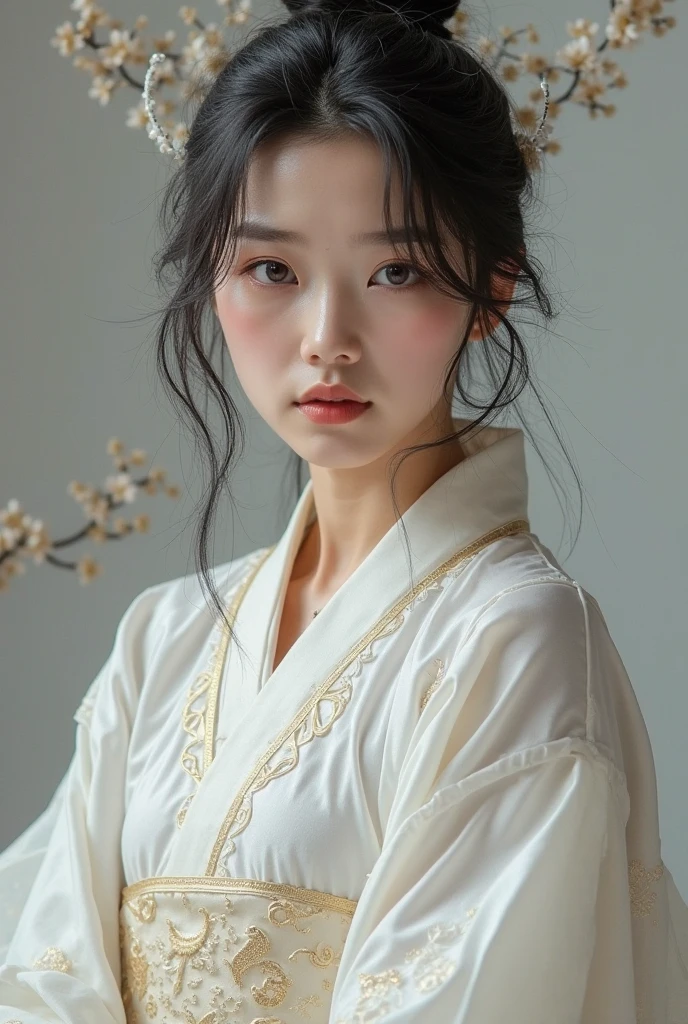 best quality ,masterpiece, illustration, an extremely delicate and beautiful, extremely detailed ,CG ,unity ,8k wallpaper, Amazing, finely detail, masterpiece,best quality,official art,extremely detailed CG unity 8k wallpaper,absurdres, incredibly absurdres, huge filesize , ultra-detailed, highres, extremely detailed,beautiful detailed girl, extremely detailed eyes and face, beautiful detailed eyes,light on face,(Hanfu:1.1),1girl, full body,full-body shot, ru_qun