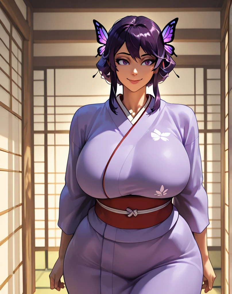 red eyes, (highest quality, masterpiece painting:1.3), immature woman, , (half body shot), masterpiece, ultra high resolution, (Photoreal:1.0), purple short hair,straight hair, beautiful shining hair, white and shining skin, ((Super realistic details)), octane rendering, highly detailed face, (big breasts:0.8), (make a heart with your hands), ((Completely naked:1.2)),((bottomless:1.2)), Hair flutters under the influence of the wind, Beautiful Japanese garden with cherry blossoms at night, Mysterious night sky, beautiful scenery, sharp focus, intricate details, professional artwork, (bright colors:1.1), bright colors, diffused lighting, digital blending, Ultra high definition body, ultra detail hair, super detailed face, that&#39;that&#39;It&#39;s trending on pixiv, top button open, Cute gaze, compensate, perfect lips, perfect compensate, Ultra-precision coating,  (light_smile:0.8), (Very embarrassed:1.2), blush your nose,