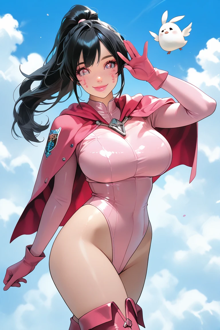 ahegao with erect nipples and tongue sticking out