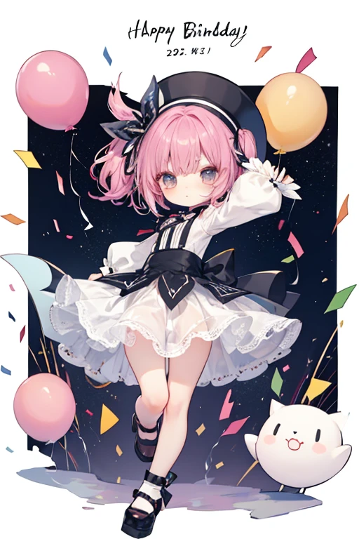 1girl, Angle from below:1.8, The girl bends forward to show off her breasts、Standing、Spread your legs, (shiny white skin:1.6)、Glowing Eyes, ((Sexy evil grin)), (10 years old girl), Kaito Saint Tail、ponytail、breasts, pink rips, garter belt, ((((Velvet sleeveless vest, see-through)), (Velvet long gloves), (Velvet bow tie), small breasts, (Pink flared skirt)、Shiny black thigh-high socks))、thighs, ((black pantie)), ((The chest buttons are open)),The area between her breasts is exposed、 (crotch),((foot)), ((girl on top)), 1boy, penis, eject cum, Angle to look up at the crotch、Moonlit Night、Building district、rooftop、(focus crotch), (have a whip)、She is standing and giving a footjob to the penis、(footjob), 1boy, penis, ((eject cum)),