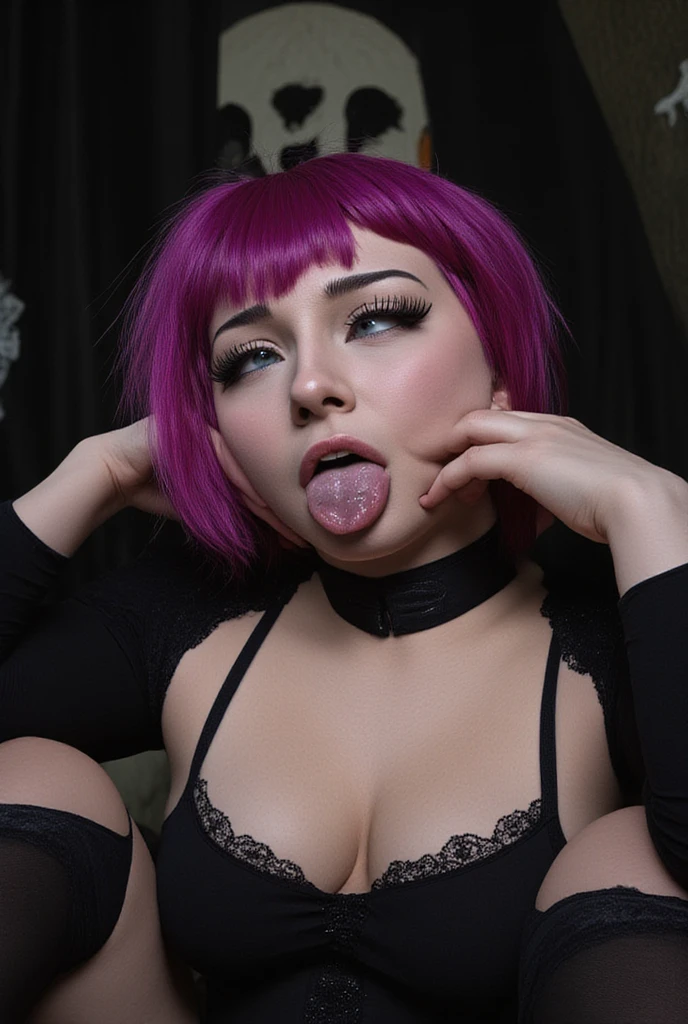 very beautiful woman, , vigilante, pink dyed hair, Ropa de cuero sexy, senos grandes, Estilo cyberpunk, Detalles realistas, sexy, retrato, mal, Punk Rock, rebelde, sexy, Toma de cuerpo completo, tetas perfectas, NSFW, sex, lascivo, wet, BDSM, intercorse, 2 girls, touching, kissing, lick, rope, knot, hot, masturbate, Make eye contact with the camera, micro bikini, cleavage,、Los detalles del iris de la pupila son muy sorprendentes、Limbs without breakdowns、Adolescente blanca、Boca naturalmente cerrada、Areola natural、natural 、ojos fijos、cuerpo natural、Slightly baby face、rostro femenino、cuerpo femenino、con cara redonda、a small face、mejillas suaves、Looking at the camera、cuerpo completosbian、Destacamento、Rostro equilibrado、Estrabismo ligeramente interno、Freckles, Punk, punk make up