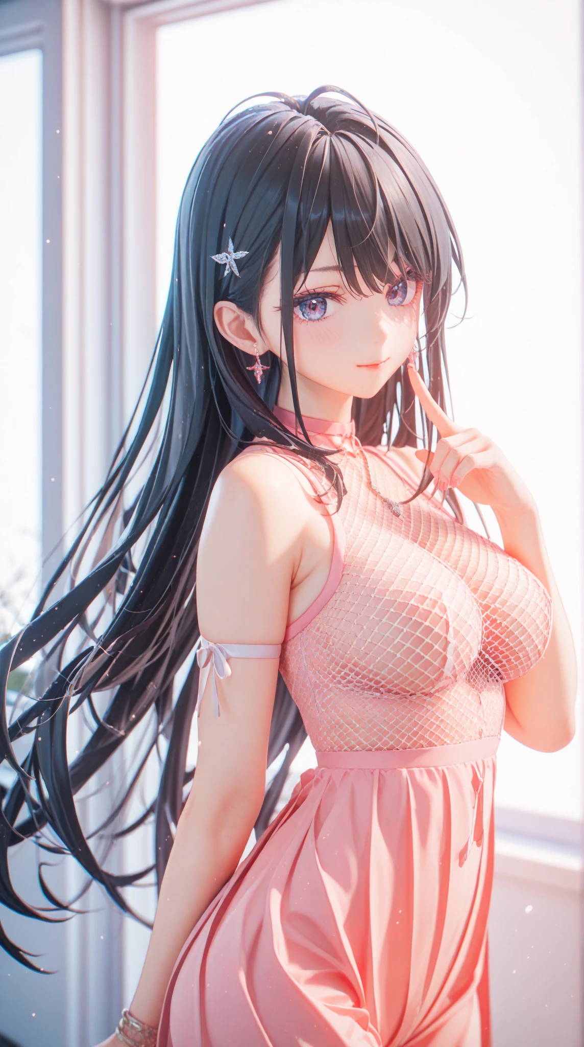 masterpiece, highest quality, (((masterpiece))), (((highest quality))), ((very thin)), (shape), ((very delicate and beautiful)), with a mysterious smile, (hold her knee), bangs, full body image, unrealistically beautiful shape, ((See-through)), ((white lace body conscious dress)), ((nipples and pubic hair visible)), young shape, One Janers , slender body, (((gasp lewdly))),(kneel down), (close your eyes), (open your mouth), (stick out tongue),(blowjob), (1 girl), medium bust, medium long hair, dark brown hair, perfect anatomy, Beautiful face in every detail