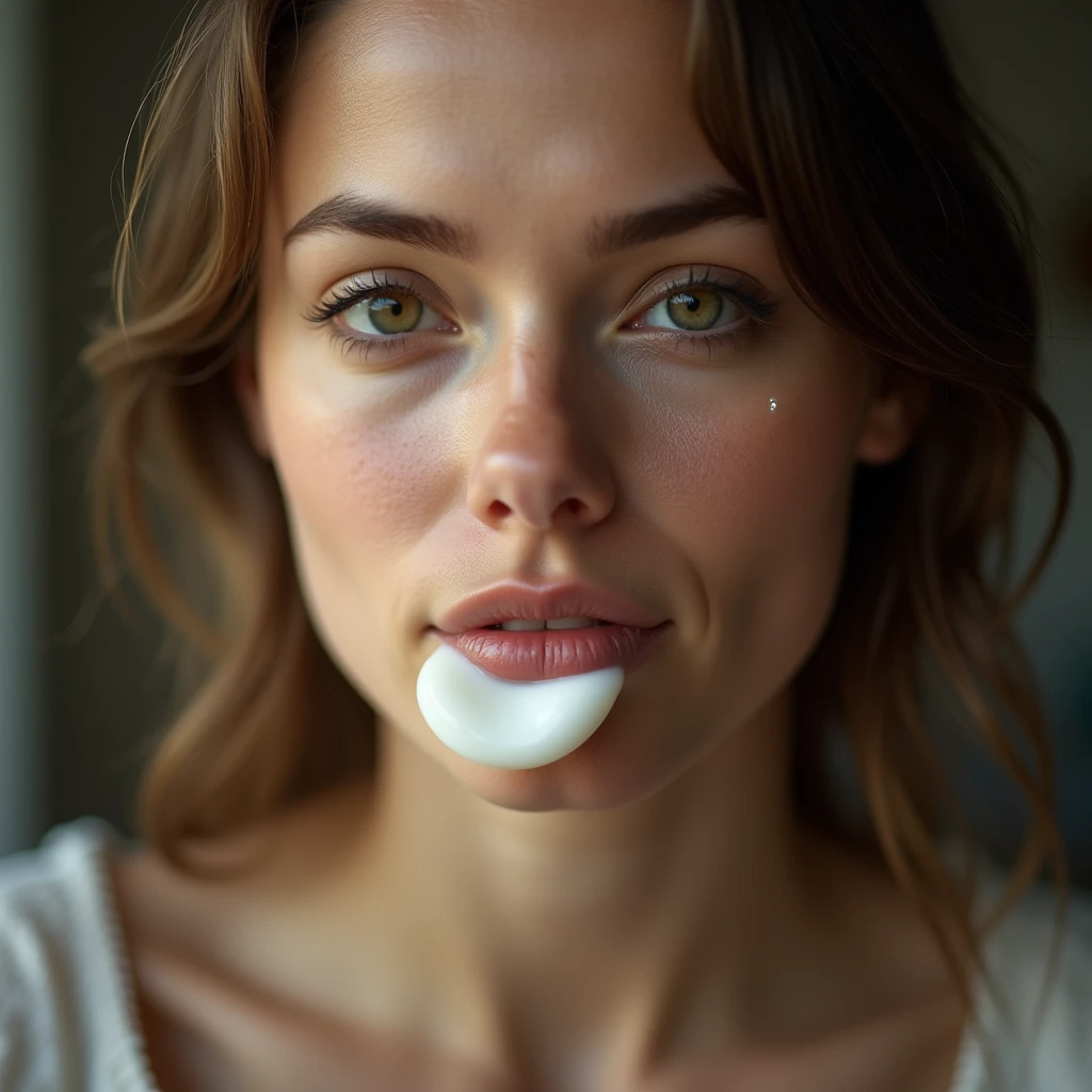 Creates a woman with a penis in her mouth.
cum on face, naked tits:1.1