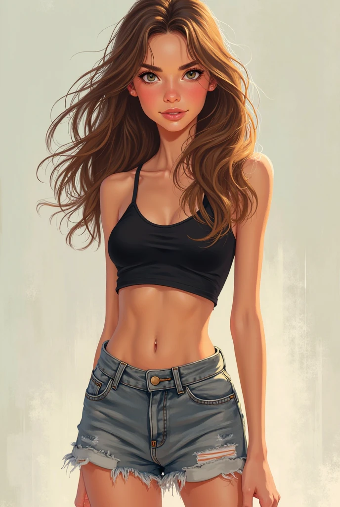 l34nb33fp4tty 8k resolution, highest resolution, beautiful quality, best quality, photorealistic, masterpiece, looking at viewer, messy hair, wavy hair, detailed lighting, shadows, bokeh, rococo
skindentation, (1girl:1.1), cute, looking at viewer, (slender:1.4), (petite:1.1), (skinny:1.1), (muscular:0.9), (athletic:1.2), (flat chest:1.2), (toned abs, midriff:1.1), (tall:1.3), (glasses:1.1)