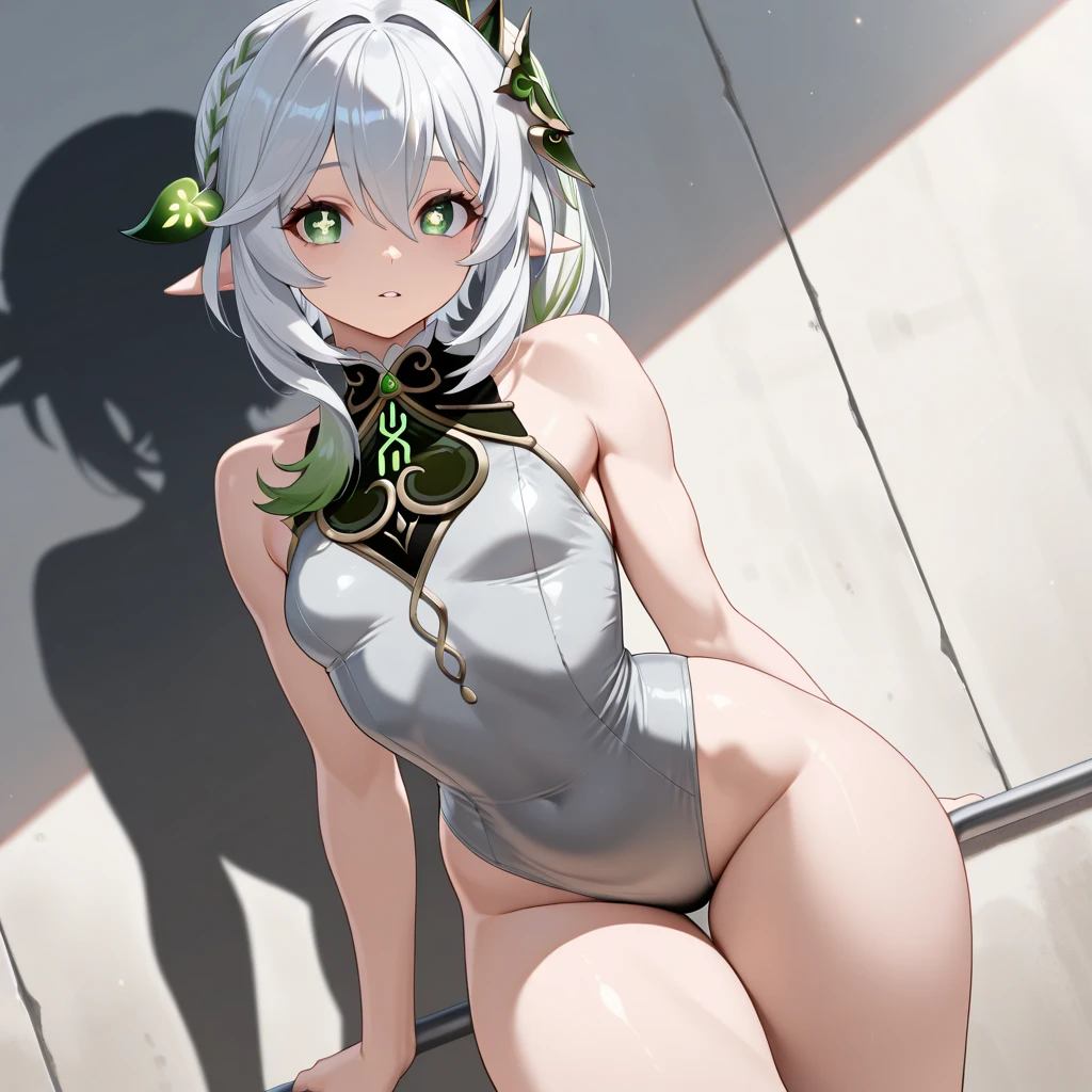 Sexy anime girl drenched in 