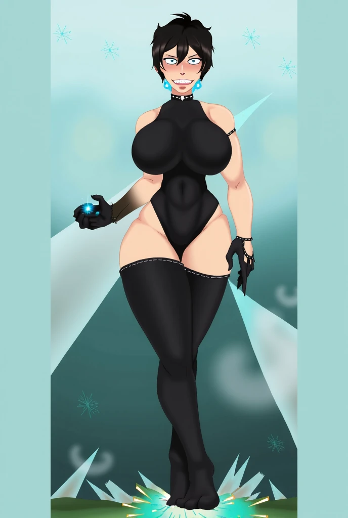 ((gwen)), full body pose, dynamic image, perfect anatomy, perfect composition, detailed face, Toyal drama island, ((detailed face)) , Female in middle of image,(( official art)), concept character, ((teal lipstick)), character design, sketch,doodletits,, sexy lips, (gigantic breasts:1.1), skindentation, breasts,black leggings, official illustration, illustration, detailed face, beautiful intricate eyes, curvy milf, 1:2), closeup, titsnipples, hourglass waist, slendered ans, wide hips,