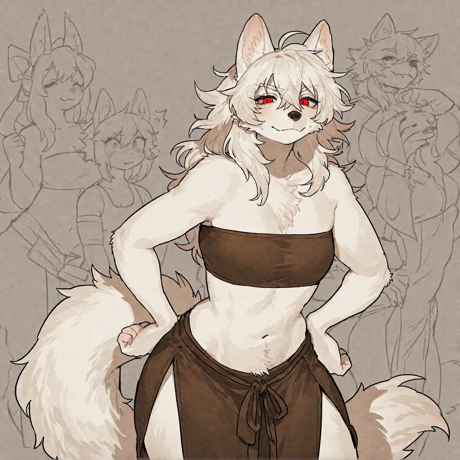 16k, HD, Professional, Highly Detailed, ((Masterpiece: 0.3)), (((High Quality))), ((anatomically correct: 0.6)), 1 deer girl, antlers, full body, perky breasts, brown fur, cloven hooves, druid, standing up, furry hips, small tail, legs covered in fur completely, two legs, dress, milf,