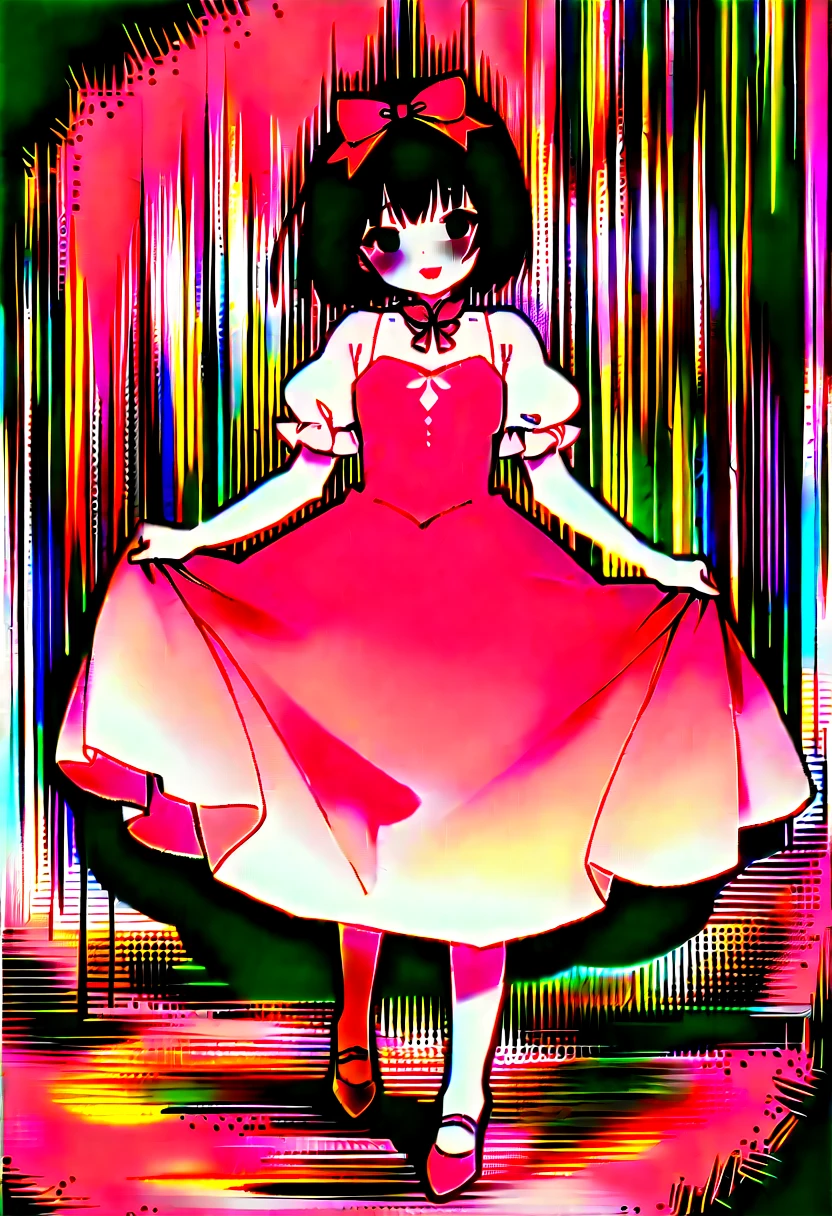 Idol Costumes、Dancing on stage、Waist-length hair tied in a high ponytail、Move the tick part to the side、Big breast beauty(Tall Woman, Slim figure, Firm breasts)、Estrus、Cowboy Shot、Front facing,Realistic photos、、NSFW、、From below、orgasm、