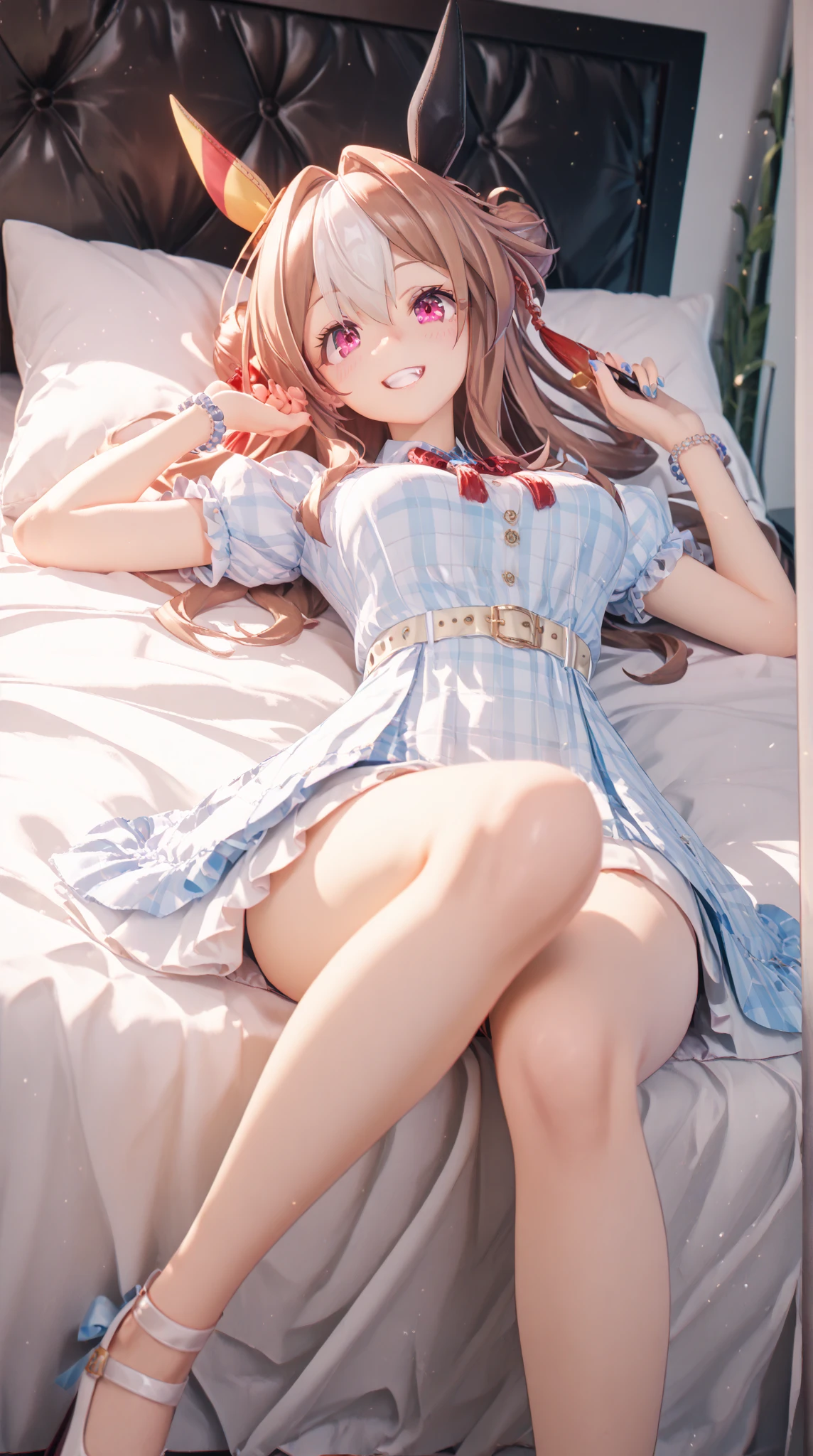 revealing breasts,white under lingerie,white thighhig