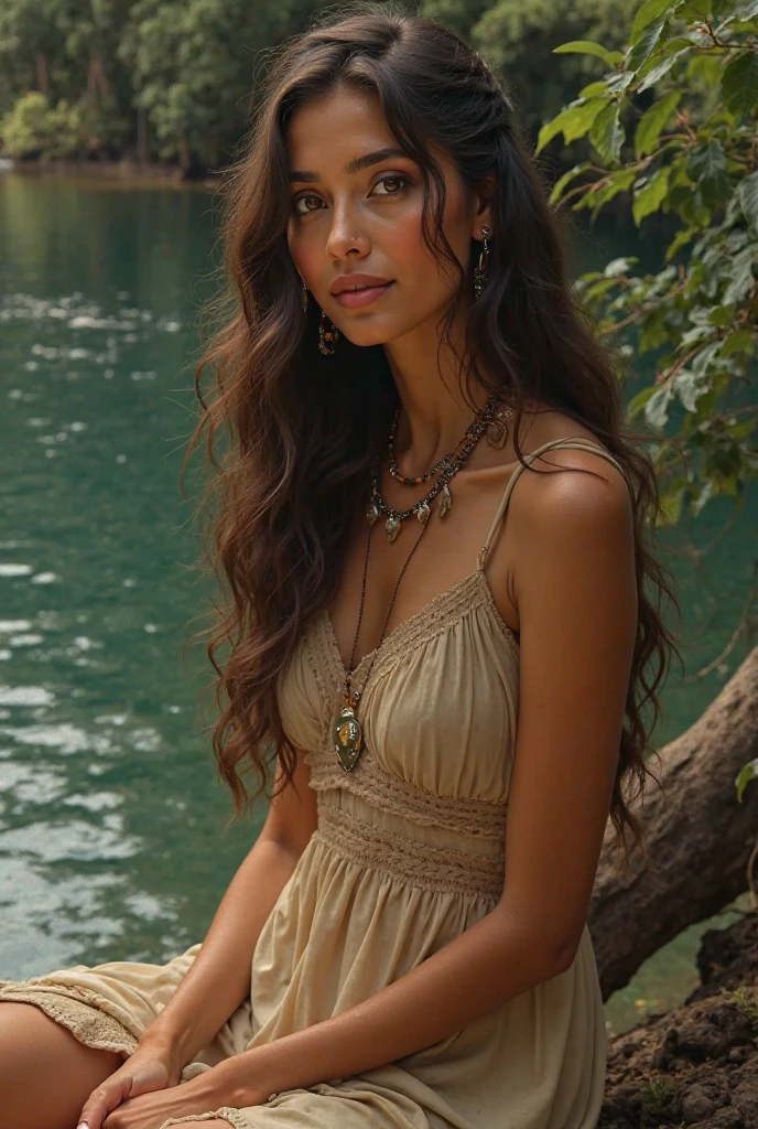 Summer deforestation: In summer, Deforestation、High temperatures and drought can exacerbate wildfires, This leads to habitat loss and increased carbon emissions.、Models dressed in the theme pose

