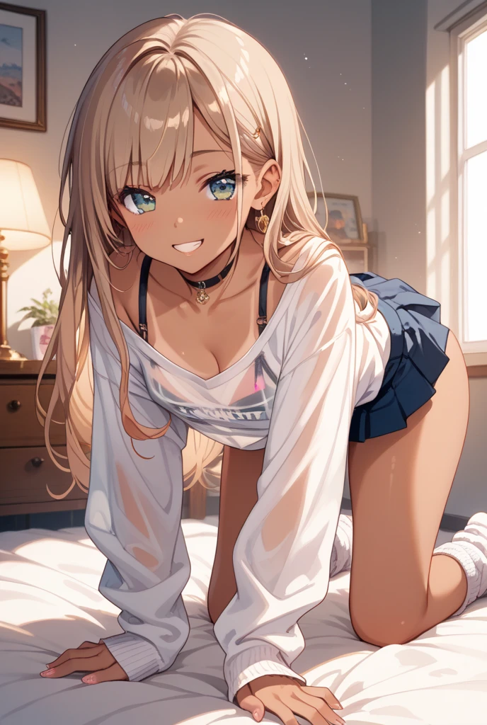 photo realistic, (masterpiece,best quality:1.4),(8k,raw photo,photo realistic:1.2), detailed skin,detailed face,(1boy and 1girl,having fuck:1.8),cowgirl-position,on bed, 1girl,Japanese idol,cute face, little girl, Not Safe for Work, (((Pink Underwear))), alice in the wonderland、cute little Girl、mini skirt、blond hear、No panties、Wavy Hair、blue eyes、10year old、all-fours、Pussy、Wet Pussy、sigh、anal、anus、with spreading legs、spread your pussy with your hands、happy、smile、NSFW、SEX、shairband、No pants、fullnude、The clothes are fluffy、taking down my pants、tits out、Small、Spread your、show off nipple,loss of virginity (of a female); defloration; deflowering,