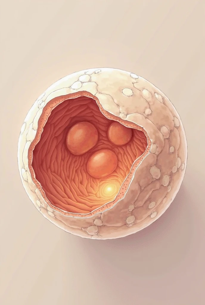 I am a radiology and diagnostic imaging student in the mammography subject., I have the task of representing in an image the external and internal descriptive anatomy of the mammary gland or breast showing the mammillary foci between the 4th and 6th week of gestation