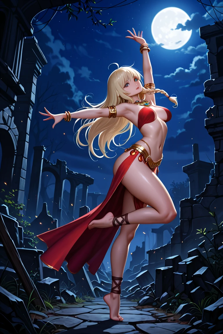 (masterpiece, best quality), intricate details, 1girl, 1girl in, age19, Solo, Long hair, Colossal, Looking at Viewer, blond hair, Alexis Texas (standing full body toe to head by wooden pole:1.2) iron collar, arms behind back, iron cuffs, shackles, bound, bondage outfit, harness, o-ring, bondage outfit blindfolded, happy red cheeks, chain leash collar choker neck bell shackles wristbands bracers bracelets, cleave gag, sad face, red cheeks, cryings tears, painful (she was sold and betrayed by her own family)