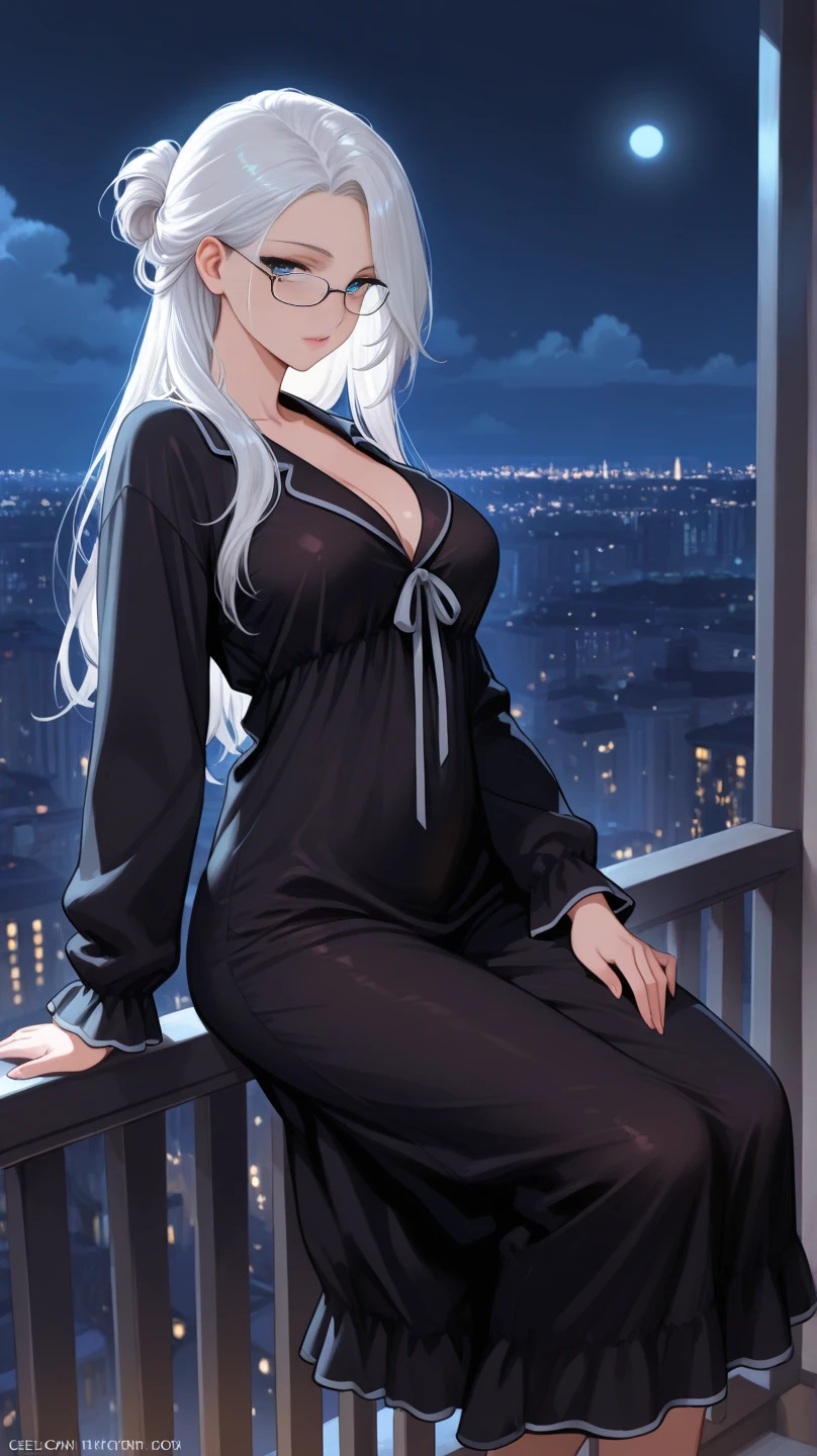 ((One personの女性)), Beautiful Face,Laughing embarrassedly,((Wink:1.7)), ((Sit on a chair)), ((Put one foot on the chair:1.5)),  (showing panties:1.1), (half undress:1.3), Laugh with your mouth wide open,((Bright red cheeks:1.4)),Shiny red lips,night,rooftop,You can see the ocean, firework,Laughing with your mouth open,Facial Lighting,((Anime style background)),masterpiece, Highest quality, so beautiful,Latest, Complex details, (Pink long nails), (ring),(bracelet),(choker),AI-generated, Complex,High resolution, Highest quality, super high quality,3D Images、3D Images,One person,Long white hair,High Ponytail,(blue eyes),Anime woman posing for a photo, ((fine grain、Silver-white colorful eyes、Shining Eyes:1.4)),(Squint your eyes:1.1),a hyperRealistic , hyperRealistic , Realistic,Long white hairのアニメ女性, Smooth anime CG art, A woman in a colorful kimono with gold embroidery, (Black long sleeve kimono),Red floral pattern,Long flower hair ornament,Floral Earrings,Mature Body,(Big Breasts:1.1),Tall,Abdominal muscles,Tight waist,(Zoom up to face:1.5),Photographed from the front, (from side),